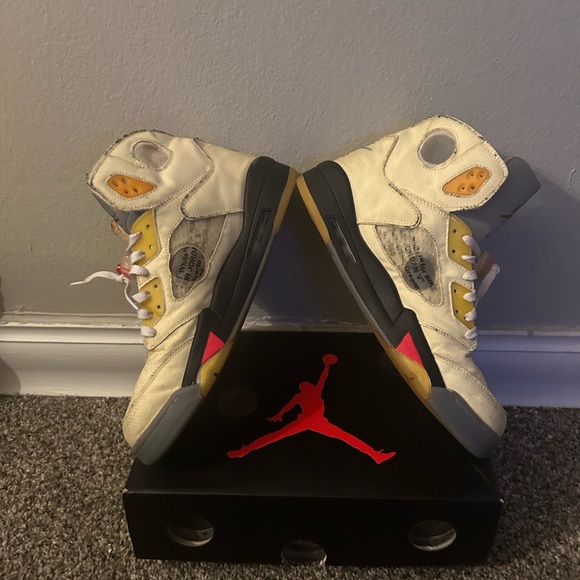 Jordan 5 SP x Off-White Mid Sail - Picture 5 of 6
